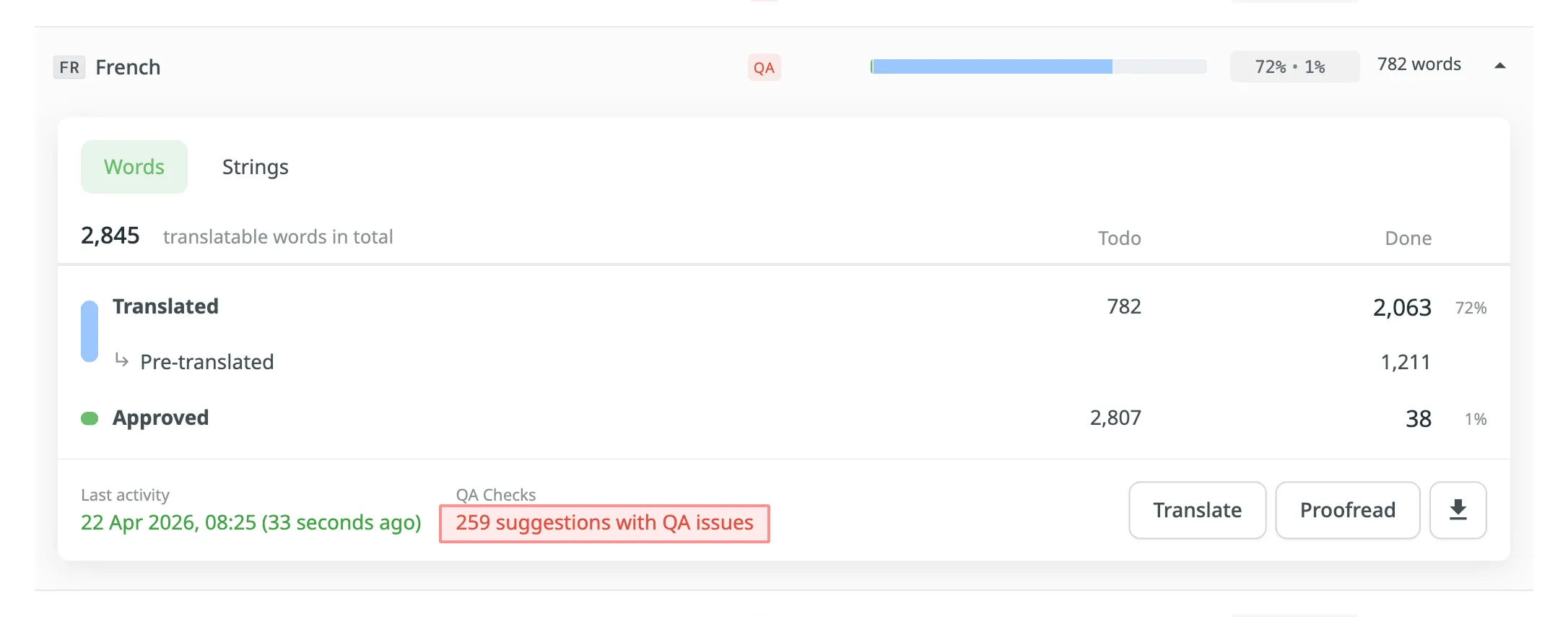 QA Checks Details